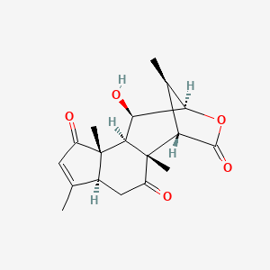 molecular formula C18H22O5 B608485 Laurycolactone A CAS No. 85643-76-1