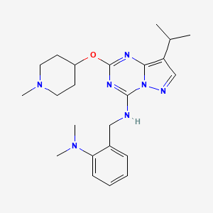 molecular formula C23H33N7O B608499 LDC3140 