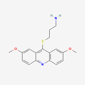 3-(2,7-Dimethoxyacridin-9-ylthio)propan-1-amine