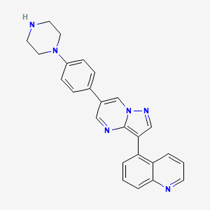 molecular formula C25H22N6 B608506 LDN-212854 CAS No. 1432597-26-6