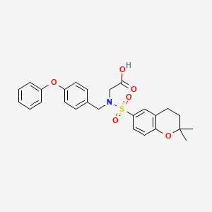 molecular formula C26H27NO6S B608514 LEI-106 