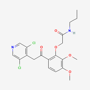 molecular formula C20H22Cl2N2O5 B608520 LEO 29102 CAS No. 1035572-38-3