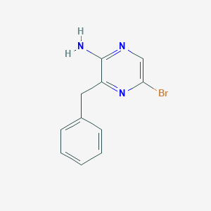 3-Benzyl-5-bromopyrazin-2-amine