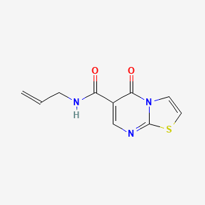 molecular formula C10H9N3O2S B6085506 n-Allyl-5-oxo-5h-thiazolo[3,2-a]pyrimidine-6-carboxamide 