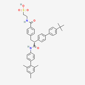 molecular formula C43H46N2O5S B608553 LGD-6972 CAS No. 1207989-09-0