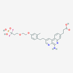 molecular formula C29H32F2N3O7P B608562 Lhc-165 CAS No. 1258595-14-0