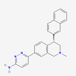 molecular formula C24H22N4 B608567 Liafensine CAS No. 1198790-53-2