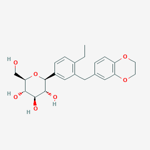 molecular formula C23H28O7 B608569 Licogliflozin CAS No. 1291094-73-9