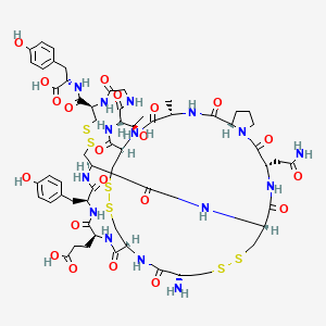 molecular formula C59H79N15O21S6 B608579 Linaclotide CAS No. 851199-59-2