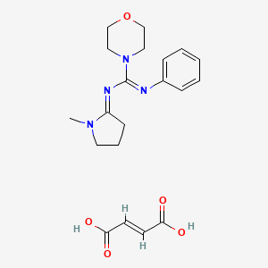 molecular formula C20H26N4O5 B608581 Linogliride fumarate CAS No. 78782-47-5