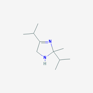 molecular formula C10H20N2 B060859 2,4-Diisopropyl-2-methyl-2,5-dihydro-1H-imidazole CAS No. 171974-61-1