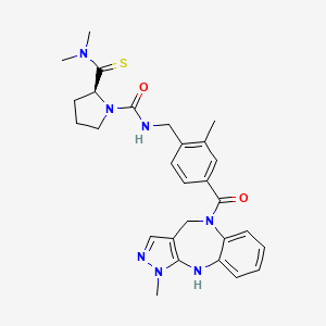 molecular formula C28H33N7O2S B608597 LIT-001（游离碱） CAS No. 2245072-20-0
