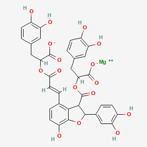 molecular formula C36H28MgO16 B608601 Lithospermate B CAS No. 122021-74-3