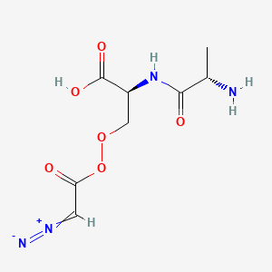 molecular formula C8H12N4O5 B608605 LL-D-05139beta CAS No. 95153-19-8