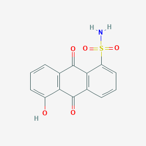 5-Hydroxy-9,10-dioxo-9,10-dihydroanthracene-1-sulfonamide