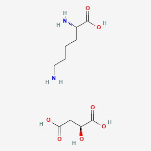 molecular formula C10H20N2O7 B608611 L-Lysine L-Malate CAS No. 71555-10-7