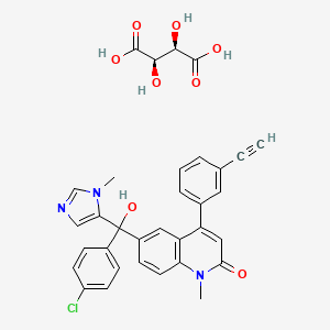 molecular formula C33H28ClN3O8 B608620 LNK 754 CAS No. 439153-64-7