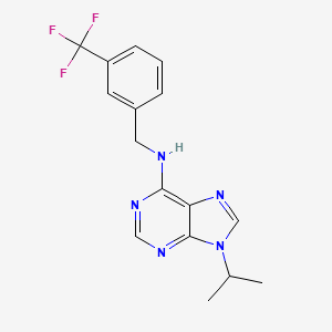 molecular formula C16H16F3N5 B608630 Longdaysin 