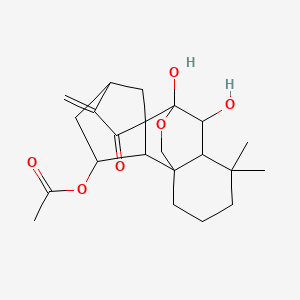 molecular formula C22H30O6 B608631 Longikaurin E CAS No. 77949-42-9