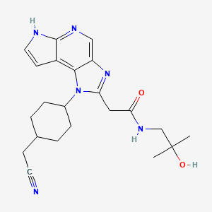 molecular formula C22H28N6O2 B608638 Lorpucitinib CAS No. 2230282-02-5