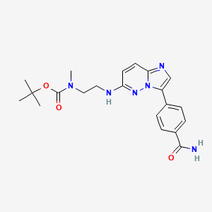 molecular formula C21H26N6O3 B608647 LP-922761 