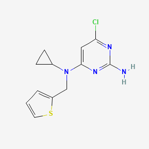 molecular formula C12H13ClN4S B608652 LRE1 