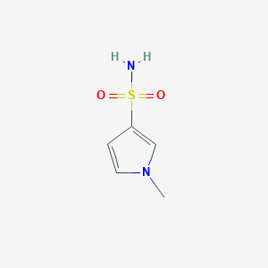 molecular formula C5H8N2O2S B060868 1-Methylpyrrole-3-sulfonamide CAS No. 189062-99-5
