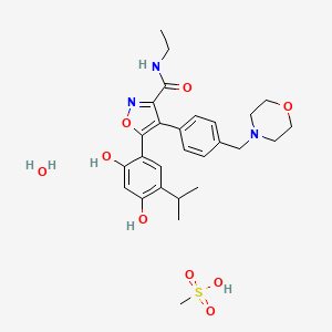 molecular formula C27H37N3O9S B608688 Luminespib mesylate CAS No. 1051919-26-6