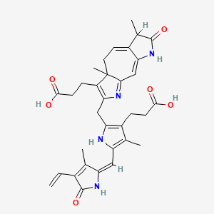 molecular formula C33H36N4O6 B608690 Lumirubin xiii CAS No. 83664-21-5