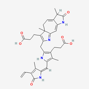 molecular formula C33H36N4O6 B608690 Lumirubin CAS No. 83664-21-5