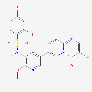 molecular formula C20H13ClF2N4O4S B608691 PI3K/mTOR Inhibitor-2 CAS No. 1848242-58-9