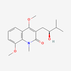 molecular formula C17H23NO4 B608693 Lunacridine, (S)- CAS No. 160024-37-3