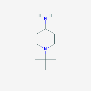 molecular formula C9H20N2 B060871 1-叔丁基哌啶-4-胺 CAS No. 160357-95-9