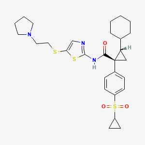 molecular formula C28H37N3O3S3 B608716 Globalagliatin CAS No. 1234703-40-2
