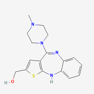 B608725 2-Hydroxymethyl Olanzapine CAS No. 174756-45-7