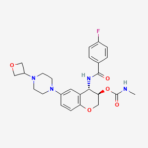 molecular formula C25H29FN4O5 B608732 组织蛋白酶S抑制剂 CAS No. 1373215-15-6
