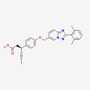 molecular formula C27H25N3O3 B608736 LY3104607 CAS No. 1795232-22-2