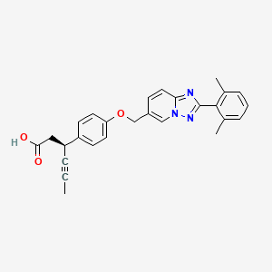 molecular formula C27H25N3O3 B608736 Unii-2OH4ruc1V4 CAS No. 1795232-22-2