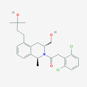 molecular formula C24H29Cl2NO3 B608738 Mevidalen CAS No. 1638667-79-4