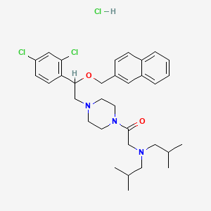 molecular formula C33H44Cl3N3O2 B608758 LYN-1604 hydrochloride 