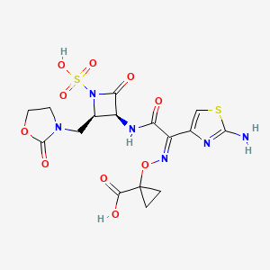 molecular formula C16H18N6O10S2 B608765 Ancremonam CAS No. 1810051-96-7
