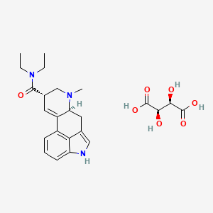 molecular formula C24H31N3O7 B608766 Lysergide tartrate, L- CAS No. 35606-16-7