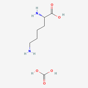 molecular formula C7H16N2O5 B608768 L-赖氨酸碳酸盐 CAS No. 28231-58-5