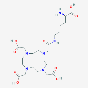molecular formula C22H40N6O9 B608770 赖氨酸-DOTA CAS No. 508172-24-5