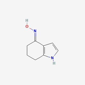 molecular formula C8H10N2O B6087716 (E)-6,7-DIHYDRO-1H-INDOL-4(5H)-ONE OXIME CAS No. 27866-27-9