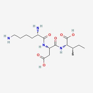molecular formula C16H30N4O6 B608775 Lys-Asp-Ile CAS No. 515835-71-9