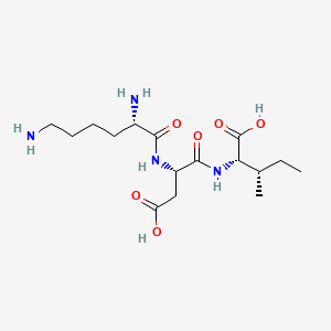 molecular formula C16H30N4O6 B608775 赖氨酰天冬酰异亮氨酸 CAS No. 515835-71-9