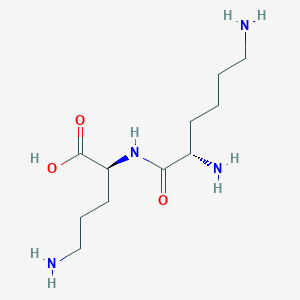 molecular formula C11H24N4O3 B608779 Lysyl ornithine CAS No. 788121-81-3