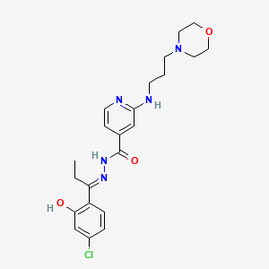 molecular formula C22H28ClN5O3 B608784 M-110 
