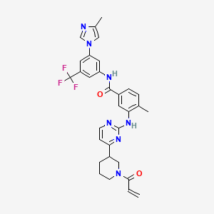 molecular formula C31H30F3N7O2 B608793 M443 CAS No. 1820684-31-8